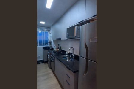 Cozinha de apartamento à venda com 2 quartos, 42m² em Jardim Monte Alegre, Taboão da Serra