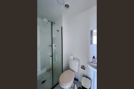 Banheiro da Suíte de apartamento para alugar com 1 quarto, 27m² em Alto da Mooca, São Paulo