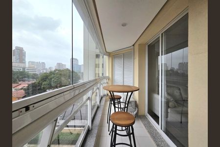 Apartamento para alugar com 45m², 1 quarto e 1 vagaVaranda