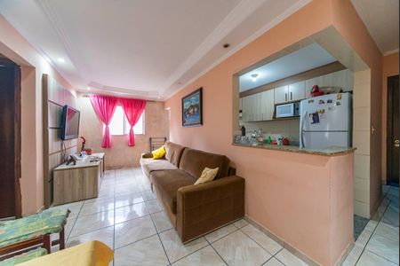 Sala de apartamento à venda com 2 quartos, 56m² em Parque Sao Vicente, Santo André