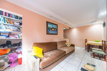 Sala de apartamento à venda com 2 quartos, 56m² em Parque Sao Vicente, Santo André