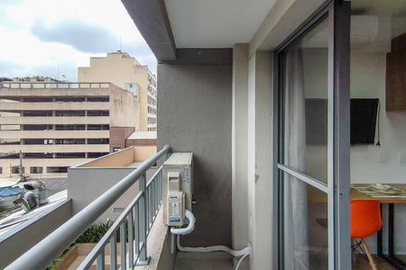 Studio para alugar com 28m², 1 quarto e sem vagaVaranda