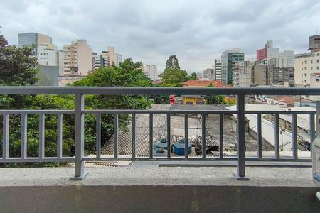 Studio para alugar com 28m², 1 quarto e sem vagaVaranda