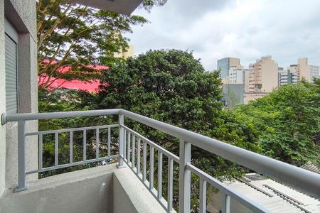 Studio para alugar com 28m², 1 quarto e sem vagaVaranda