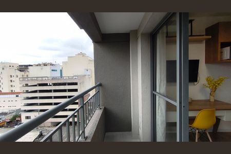 Studio para alugar com 28m², 1 quarto e sem vagaVaranda