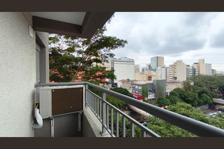 Studio para alugar com 28m², 1 quarto e sem vagaVaranda