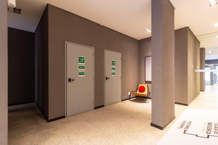 Studio para alugar com 27m², 1 quarto e sem vaga Studio para alugar com 27m², 1 quarto e sem vagaÁrea comum - Hall Social