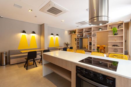 Studio para alugar com 27m², 1 quarto e sem vaga Studio para alugar com 27m², 1 quarto e sem vagaÁrea comum - Salão de festas