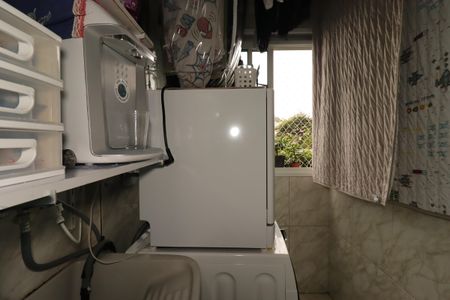 Área de Serviço de apartamento à venda com 2 quartos, 50m² em Parque Erasmo Assunção, Santo André