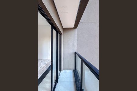 Studio para alugar com 27m², 1 quarto e sem vagaVaranda