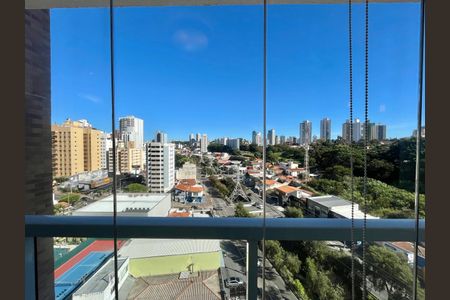 Vista da Sacada da Suíte de apartamento à venda com 1 quarto, 57m² em Cambuí, Campinas