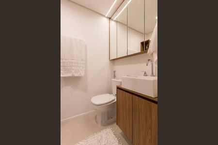 Banheiro de apartamento para alugar com 1 quarto, 23m² em Vila Madalena, São Paulo