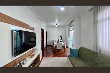 sala  de apartamento à venda com 3 quartos, 98m² em Alto Caiçaras, Belo Horizonte