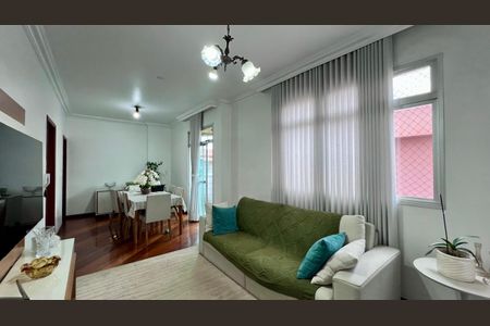 sala  de apartamento à venda com 3 quartos, 98m² em Alto Caiçaras, Belo Horizonte