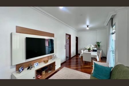 sala  de apartamento à venda com 3 quartos, 98m² em Alto Caiçaras, Belo Horizonte