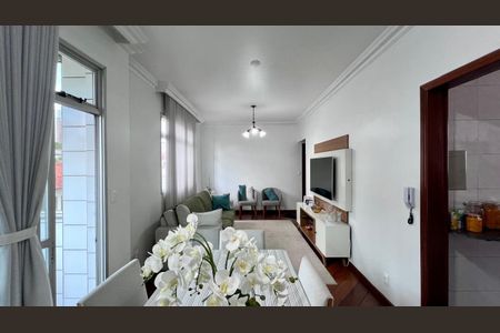 sala  de apartamento à venda com 3 quartos, 98m² em Alto Caiçaras, Belo Horizonte