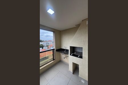 Sala - Sala de Jantar Varanda de apartamento para alugar com 3 quartos, 80m² em Vila Valparaíso, Santo André