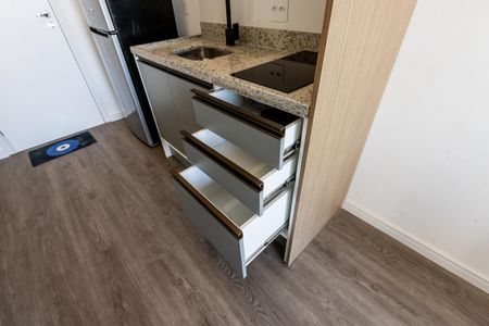 Studio para alugar com 24m², 1 quarto e sem vagaCozinha