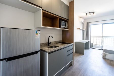 Studio para alugar com 24m², 1 quarto e sem vagaCozinha
