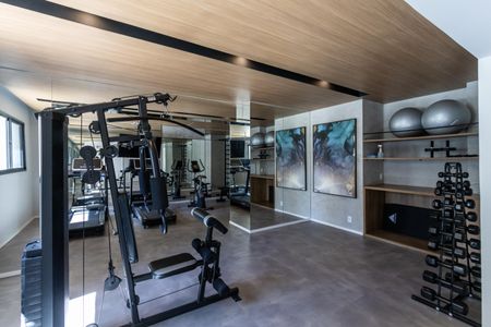 Studio para alugar com 24m², 1 quarto e sem vagaAcademia