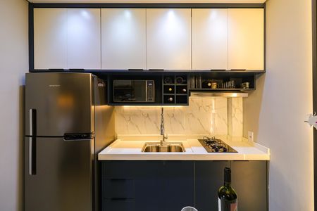 Studio à venda com 28m², 1 quarto e sem vaga Studio à venda com 28m², 1 quarto e sem vagaCozinha
