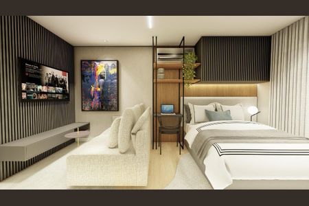 Studio à venda com 28m², 1 quarto e sem vagaStudio