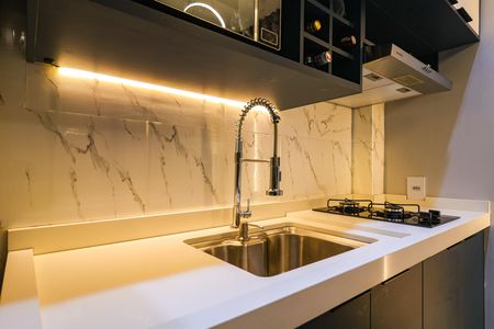 Studio à venda com 28m², 1 quarto e sem vaga Studio à venda com 28m², 1 quarto e sem vagaCozinha