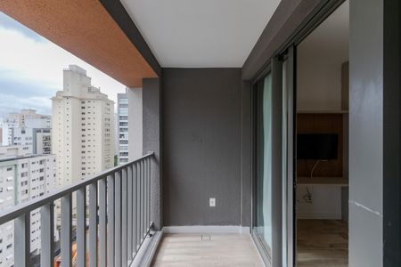 Studio para alugar com 26m², 1 quarto e sem vagaVaranda