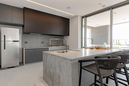 Studio para alugar com 26m², 1 quarto e sem vagaChurasqueira