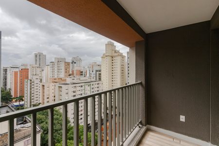 Studio para alugar com 26m², 1 quarto e sem vagaVaranda