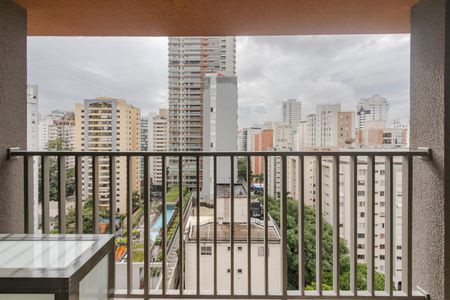 Studio para alugar com 26m², 1 quarto e sem vagaVaranda
