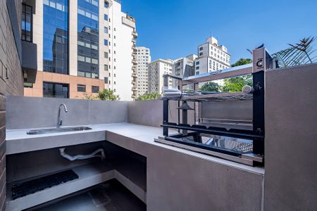 Apartamento à venda com 120m², 1 quarto e 2 vagasChurrasqueira