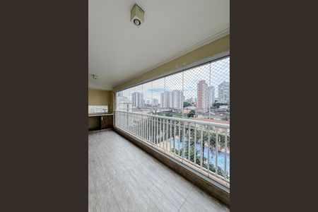 Varanda da Sala de apartamento para alugar com 3 quartos, 121m² em Mooca, São Paulo