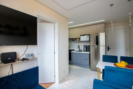 Sala de apartamento à venda com 2 quartos, 35m² em Santa Maria, Santo André
