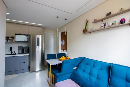 Sala de apartamento à venda com 2 quartos, 35m² em Santa Maria, Santo André