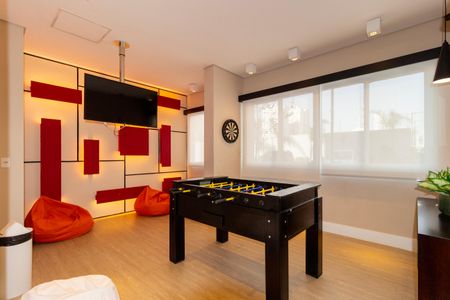 Apartamento para alugar com 24m², 1 quarto e sem vaga Apartamento para alugar com 24m², 1 quarto e sem vagaSalão de jogos