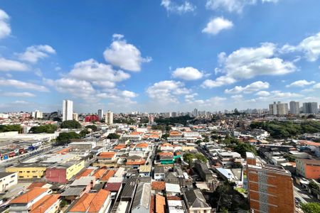 Vista da Sala de apartamento para alugar com 1 quarto, 27m² em Jardim Itacolomi, São Paulo