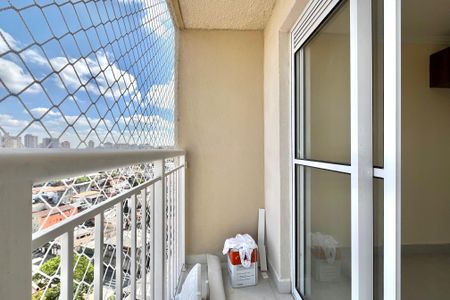 Varanda de apartamento para alugar com 1 quarto, 27m² em Jardim Itacolomi, São Paulo