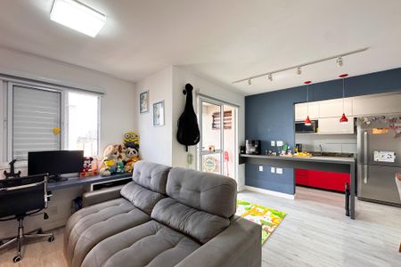 Sala de apartamento à venda com 1 quarto, 52m² em Jardim Olavo Bilac, São Bernardo do Campo