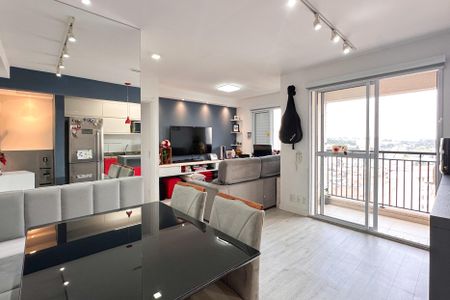 Sala de apartamento à venda com 1 quarto, 52m² em Jardim Olavo Bilac, São Bernardo do Campo