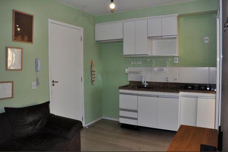 Apartamento à venda com 25m², 2 quartos e sem vagaDetalhe - Sala e Cozinha
