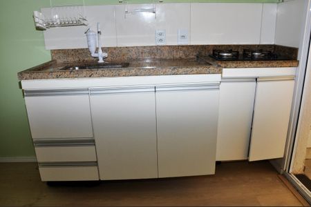 Apartamento à venda com 25m², 2 quartos e sem vagaDetalhe - Sala e Cozinha