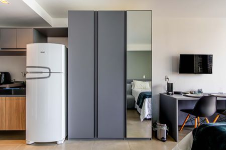 Studio para alugar com 25m², 1 quarto e sem vagaCozinha