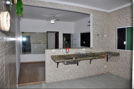 Casa à venda com 120m², 2 quartos e 1 vagaDetalhe - Cozinha Americana