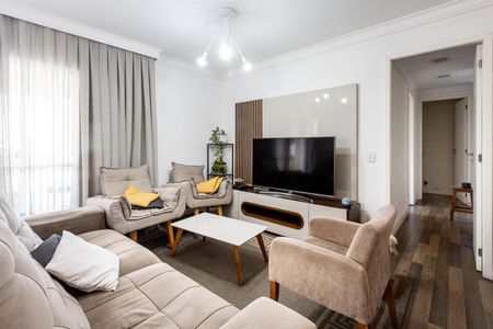 Sala de apartamento para alugar com 3 quartos, 96m² em Várzea da Barra Funda, São Paulo