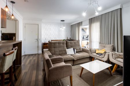 Sala de apartamento para alugar com 3 quartos, 96m² em Várzea da Barra Funda, São Paulo