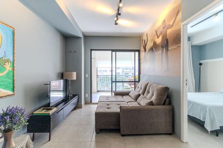 Sala de apartamento para alugar com 1 quarto, 47m² em Campos Elíseos, São Paulo