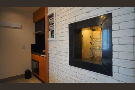 Studio para alugar com 43m², 1 quarto e 1 vagaCozinha churrasqueira 