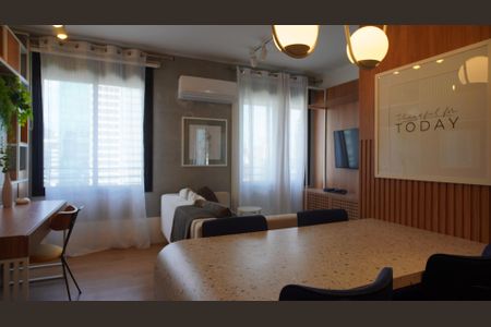 Sala  de kitnet/studio para alugar com 1 quarto, 43m² em Auxiliadora, Porto Alegre