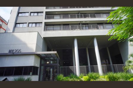 Studio para alugar com 43m², 1 quarto e 1 vagaFachada e portaria